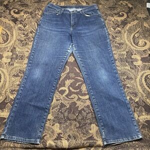 Vintage Riders Blue Denim Stretch Women's Jeans Size 14 M